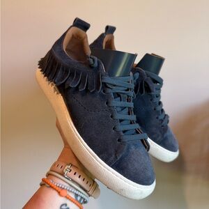 Esseutesse handmade Italian suede sneakers size 36